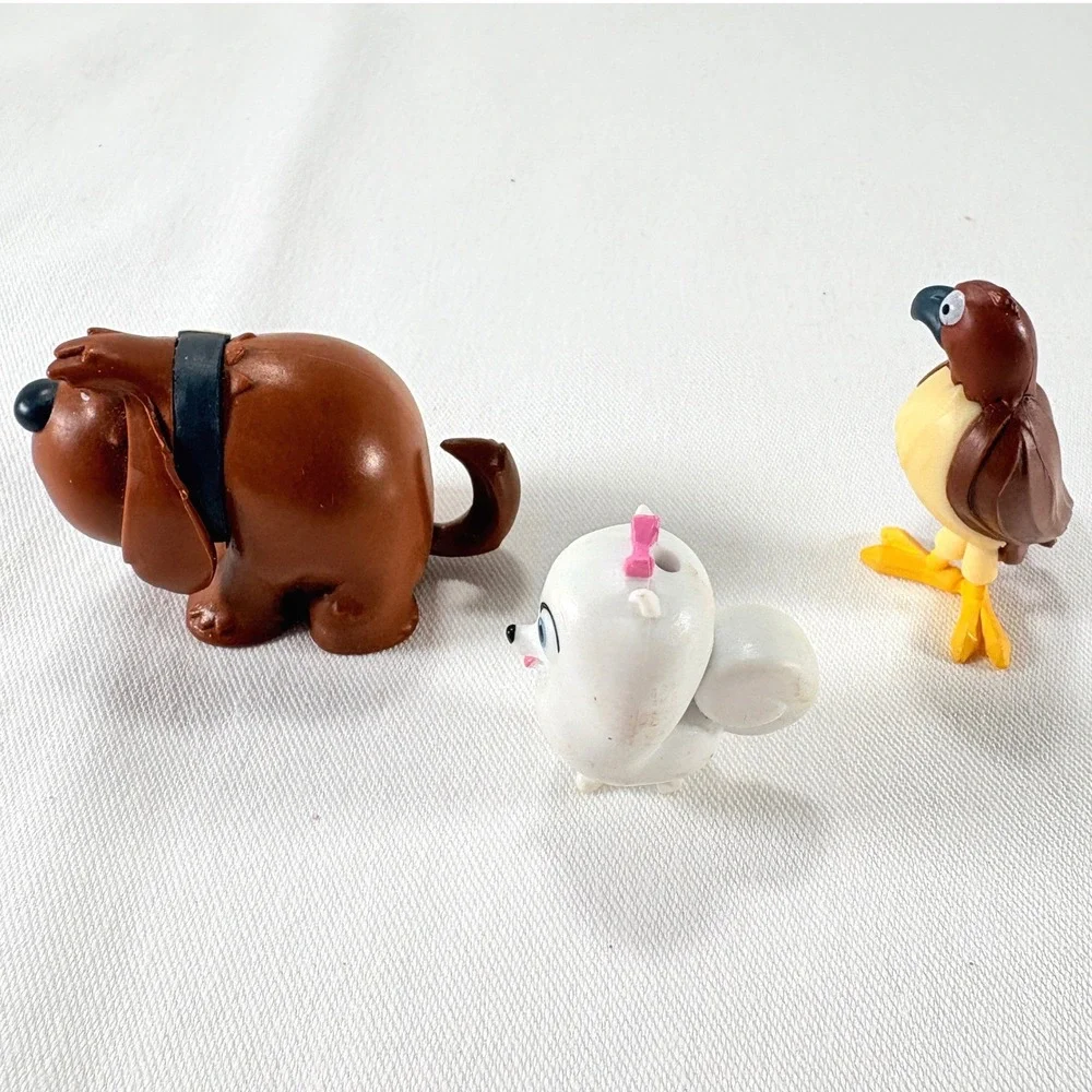 Secret Life of Pets Lot of 3 Mini Figures Duke Gidget Tiberius Replacement Parts